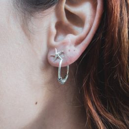pendientes indira en forma de estrella de mar
