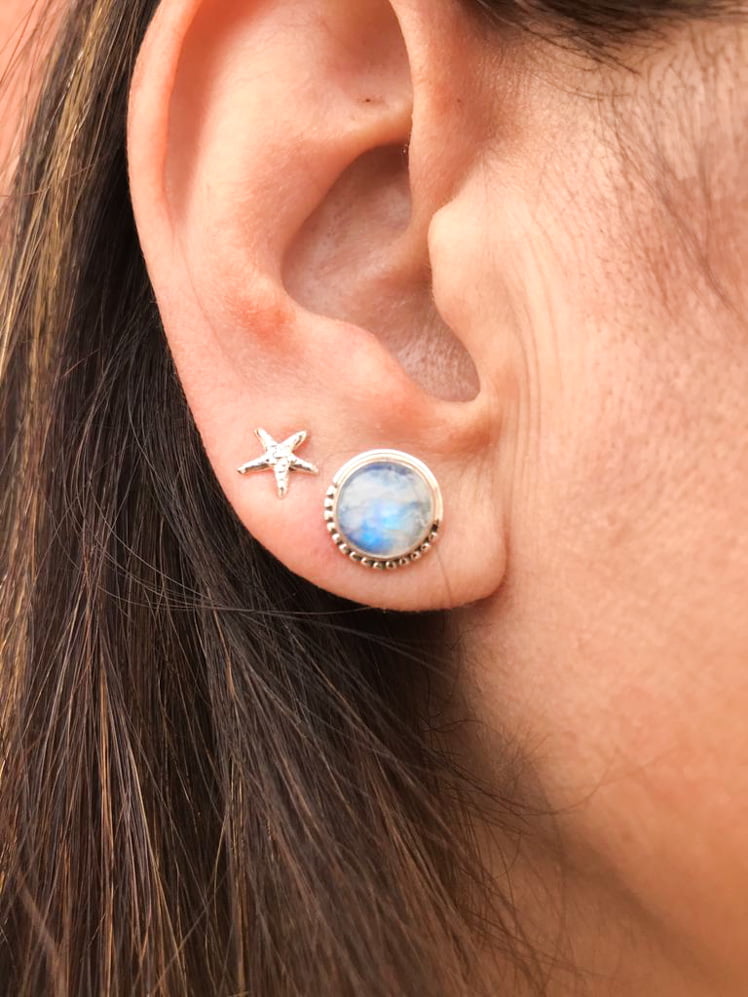 pendientes neo pendientes neo en forma de estrella