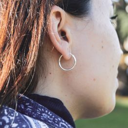 aros bali saral lisos 25mm